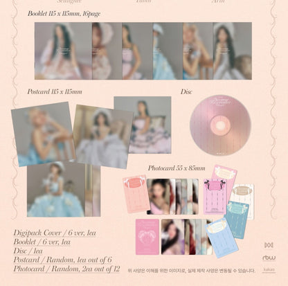 Oh My Girl 10th Mini Album Dreamy Resonance Digipack Version (6 Versions).