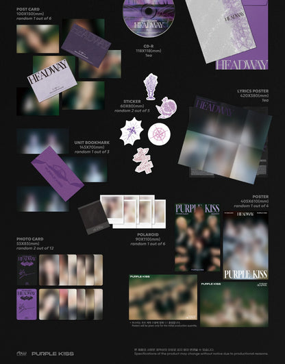 Purple Kiss - 7th Mini Album Headway.
