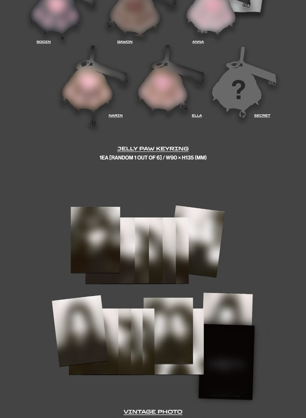 MEOVV - 1st EP Album [MY EYES OPEN VVIDE] Jelly Paw Version