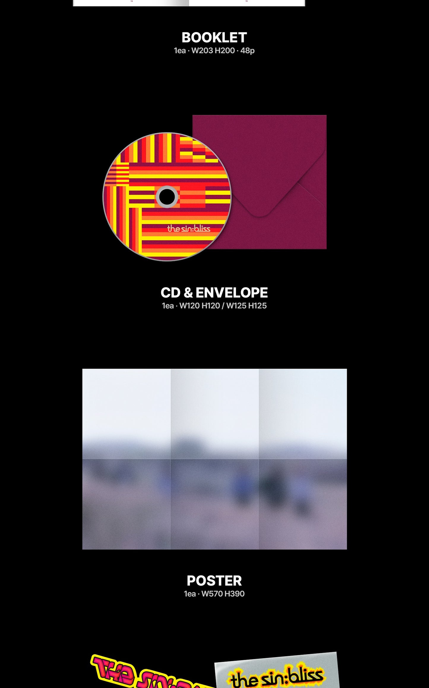 (PRE-ORDER 2026-08-21) ENHYPEN - 8th Mini Album [the sin : bliss] Standard Version (4 Versions) Random 1ea (POB Included - pre-order only)