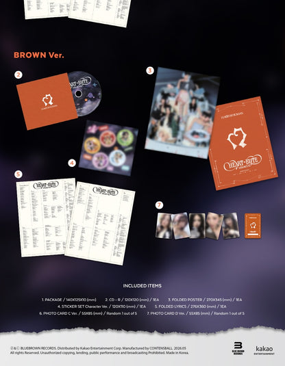 (PRE-ORDER 2026-05-29) HEART OF WOMAN - THE 1st ALBUM [Heart Byte : LEGACY) One Dream Version (2 Versions) Set