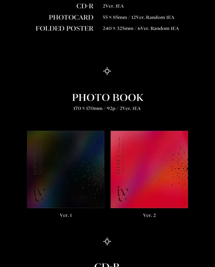 IVE - 1st Single Album [ELEVEN] (2 Versions)(RESTOCK 2026-05-25)