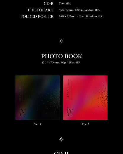 IVE - 1st Single Album [ELEVEN] (2 Versions)(RESTOCK 2026-05-25)