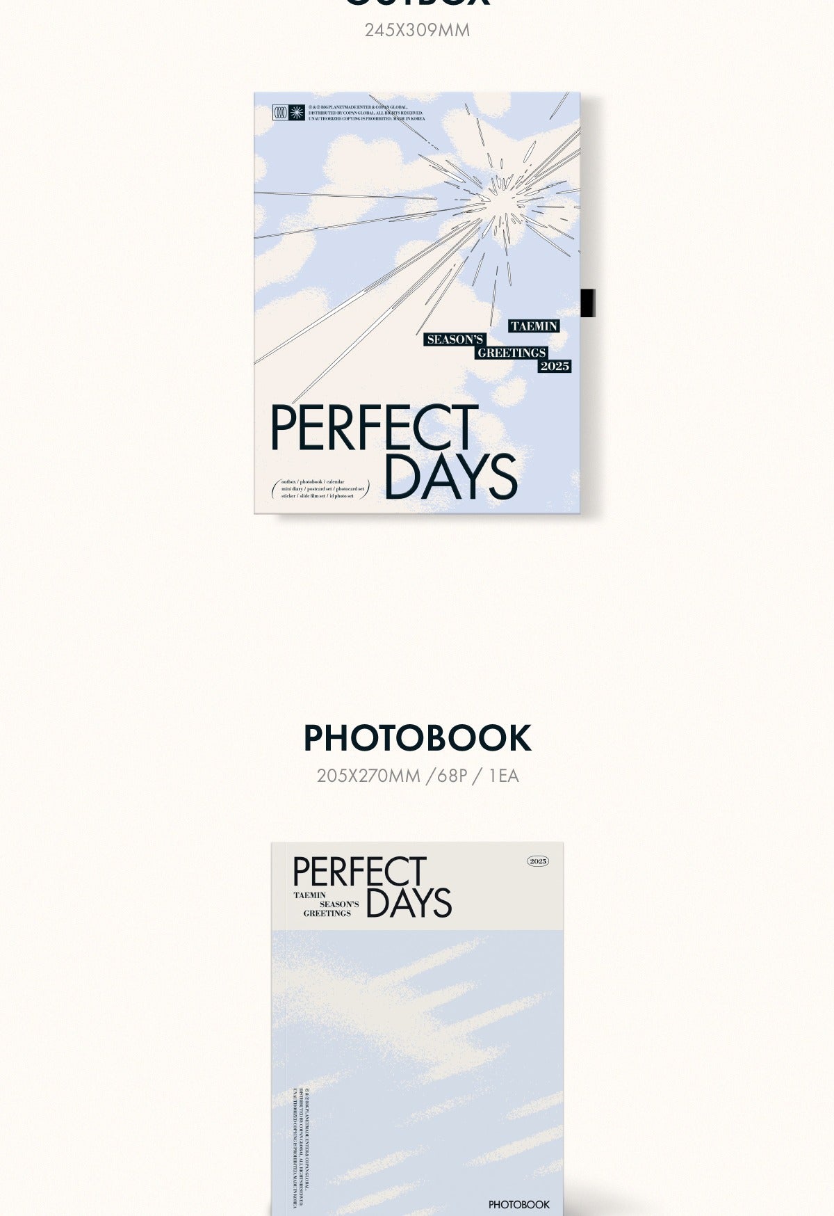 SHINeeテミン　シーグリ　2025 楽天市場】☆流通特典☆ TAEMIN 2025 SEASON'S GREETINGS