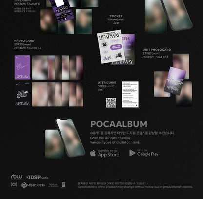 Purple Kiss - 7th Mini Album Headway POCAALBUM Version.