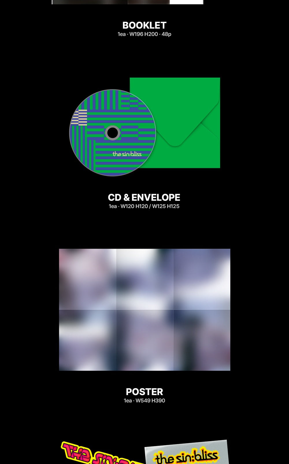 (PRE-ORDER 2026-08-21) ENHYPEN - 8th Mini Album [the sin : bliss] Standard Version (4 Versions) Random 1ea (POB Included - pre-order only)