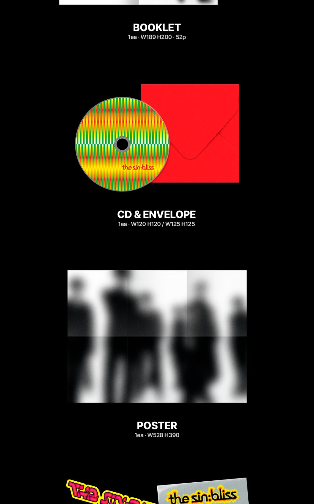 (PRE-ORDER 2026-08-21) ENHYPEN - 8th Mini Album [the sin : bliss] Standard Version (4 Versions) Random 1ea (POB Included - pre-order only)