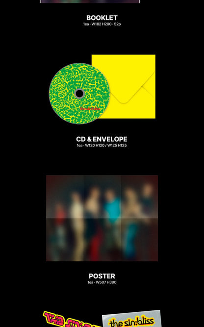 (PRE-ORDER 2026-08-21) ENHYPEN - 8th Mini Album [the sin : bliss] Standard Version (4 Versions) Random 1ea (POB Included - pre-order only)