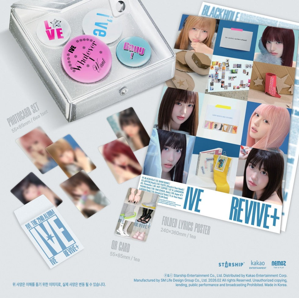 IVE - 2nd Album [REVIVE+] MD Version (POB Option Available) – K-Towns