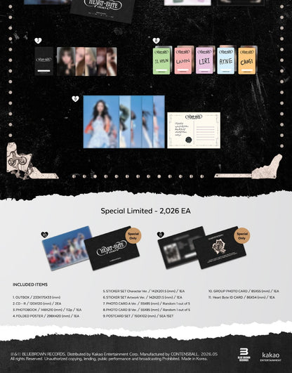 HEART OF WOMAN - THE 1st ALBUM [Heart Byte : LEGACY) Golden Era Version (Special Limited - 2026ea)(2CD)