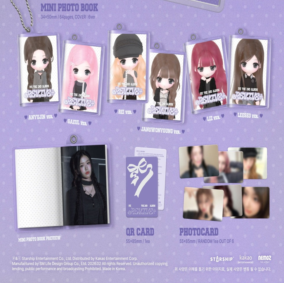 IVE - 2nd Album [REVIVE+] Mini Mini Version (6 Versions).