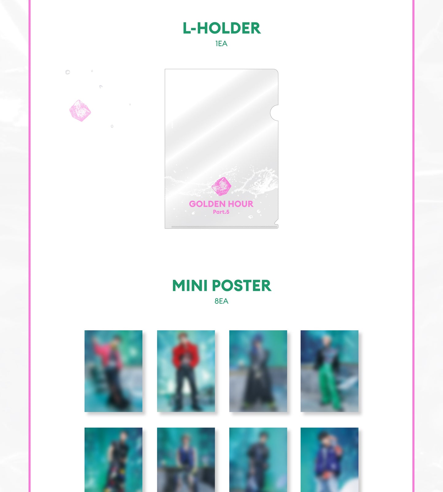 (PRE-ORDER 2026-08-31) ATEEZ - POP-UP STORE MD [GOLDEN HOUR Part.5] L-HOLDER PHOTO SET