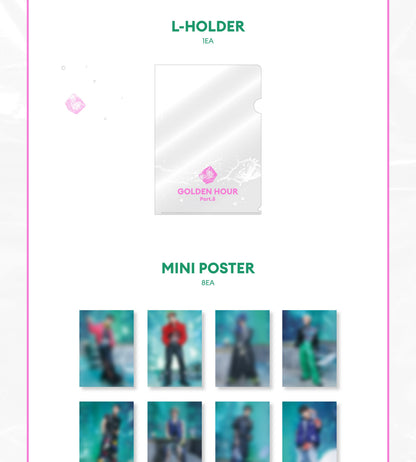 (PRE-ORDER 2026-08-31) ATEEZ - POP-UP STORE MD [GOLDEN HOUR Part.5] L-HOLDER PHOTO SET