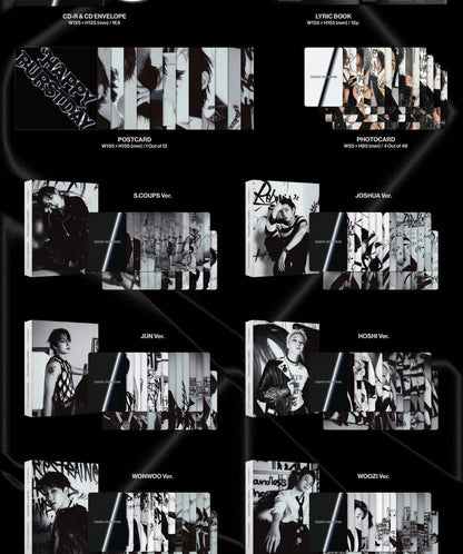 SEVENTEEN - 5th Album [HAPPY BURSTDAY] DAREDEVIL Version (12 Versions) Random 1ea.