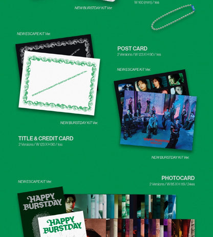 SEVENTEEN - 5th Album [HAPPY BURSTDAY] KiT Version (2 Versions).