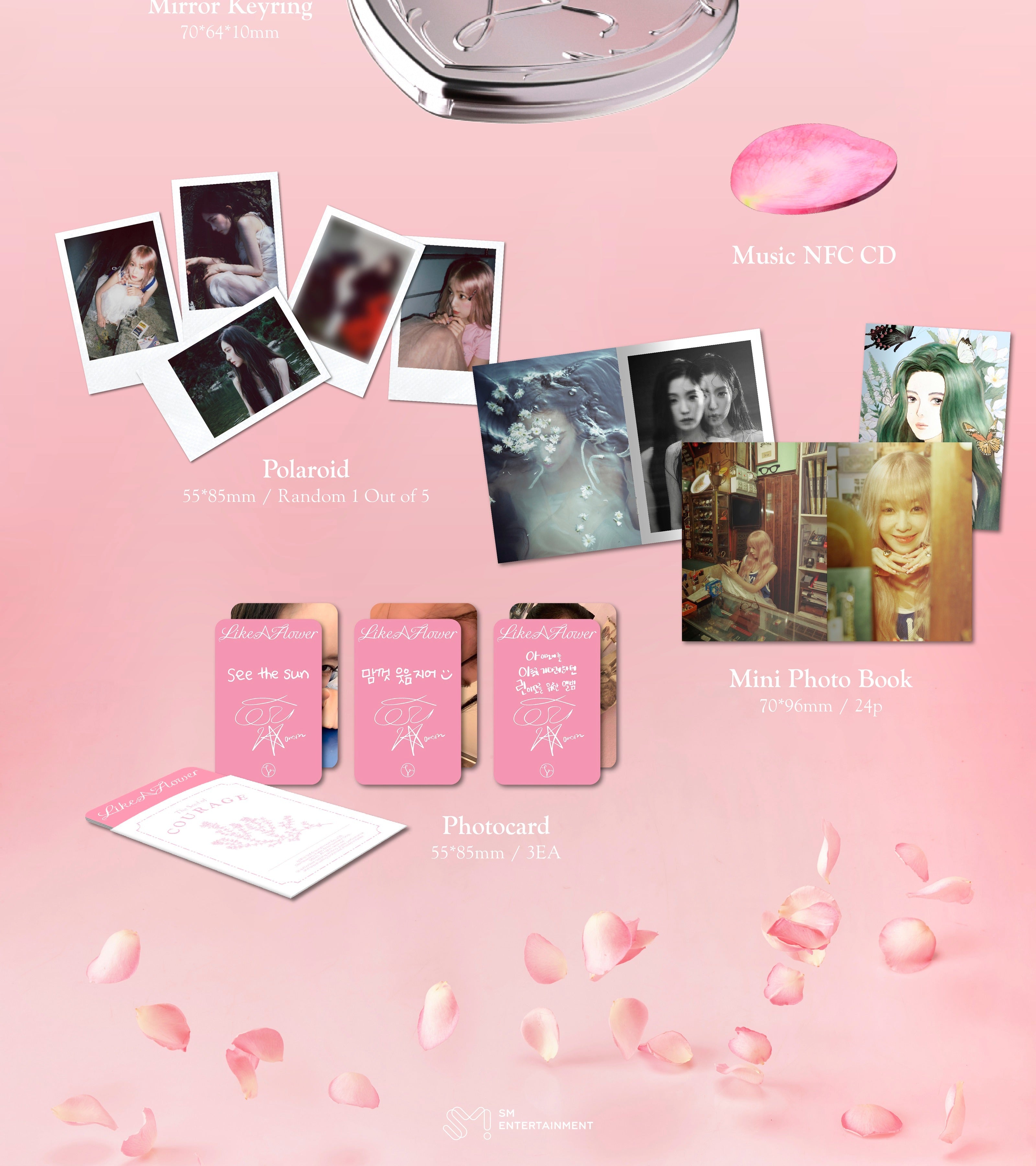 IRENE - Like A Flower [1st Mini Album - Mirror Ver.] - K PLACE