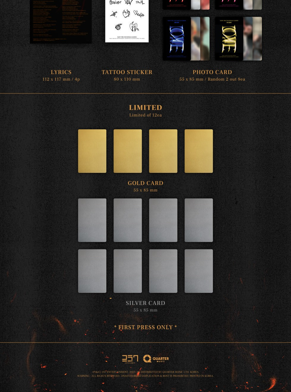 XLOV - 2nd Single Album [I ONE] (2 Versions) Random 1ea – K-Towns