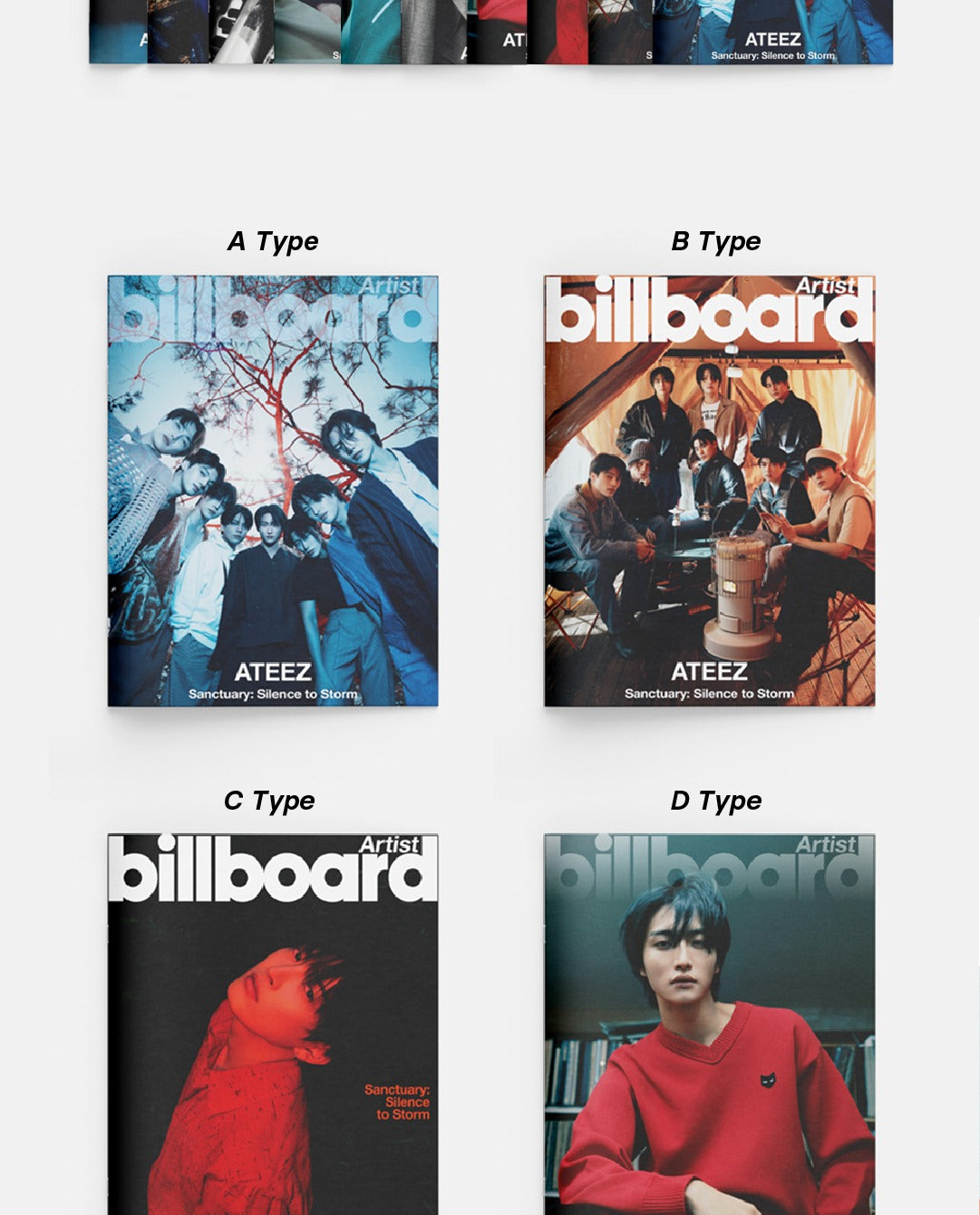 ATEEZ - Billboard Artist ATEEZ Edition (10 Versions)(POB - Photocard 1ea included)