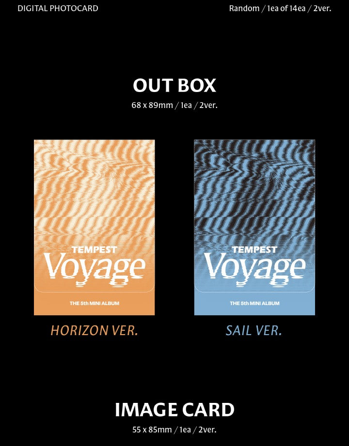 Tempest 5th Mini Album Tempest Voyage PLVE Version (2 Versions) Random