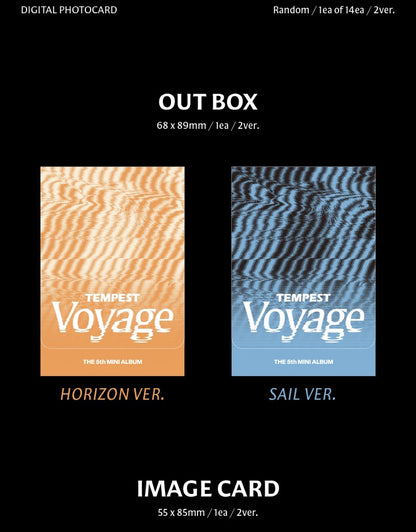 Tempest 5th Mini Album Tempest Voyage PLVE Version (2 Versions) Random