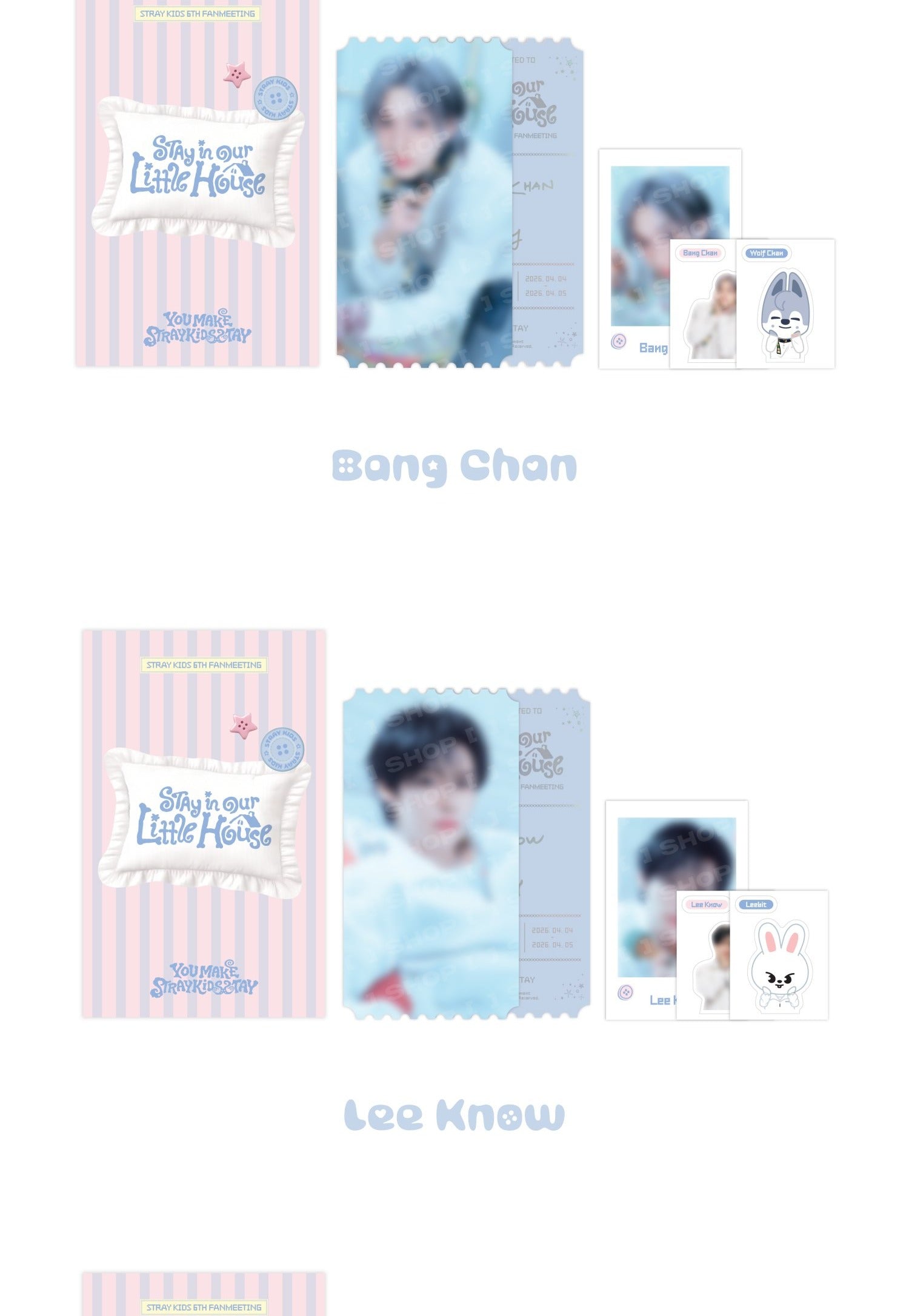StrayKids 6TH FANMEETING 4/4入場特典セット PRE-ORDER 2026-07-30) Stray Kids - 6th Fanmeeting [STAY in Our