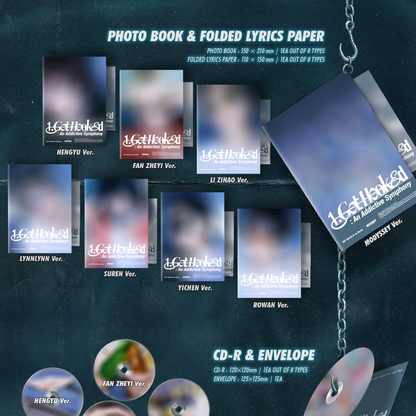 MODYSSEY 모디세이 - 1st Single Album [1.Got Hooked: An Addictive Symphony] (8 Versions)