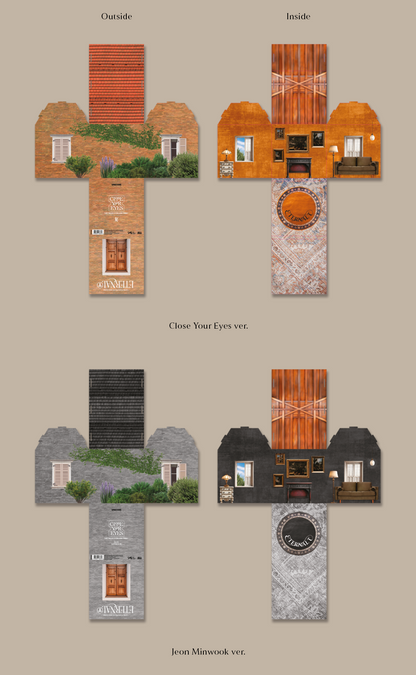 CLOSE YOUR EYES - 1st Mini Album [ETERNALT] Jewel Version (8 Versions).