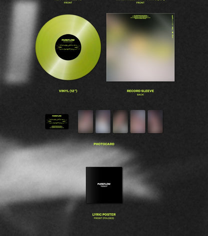 (PRE-ORDER 2026-05-22) LE SSERAFIM - 2nd Studio Album [PUREFLOW pt.1] LP Vinyl Version (2 Versions) Random 1ea