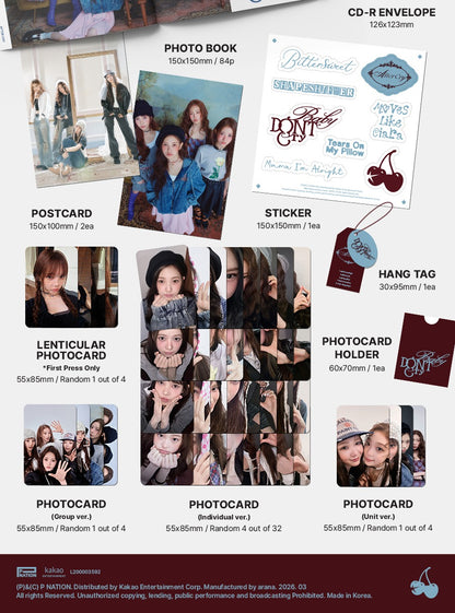 Baby DONT Cry - 1st Mini Album [AFTER CRY] (2 Versions).