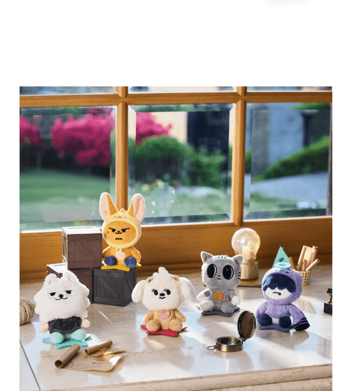 (RESTOCK) TOMORROW X TOGETHER (TXT) - [PPULBATU PLUS X TOGETHER < FINDING MOA>] PLUSH KEYRING (5 Versions).