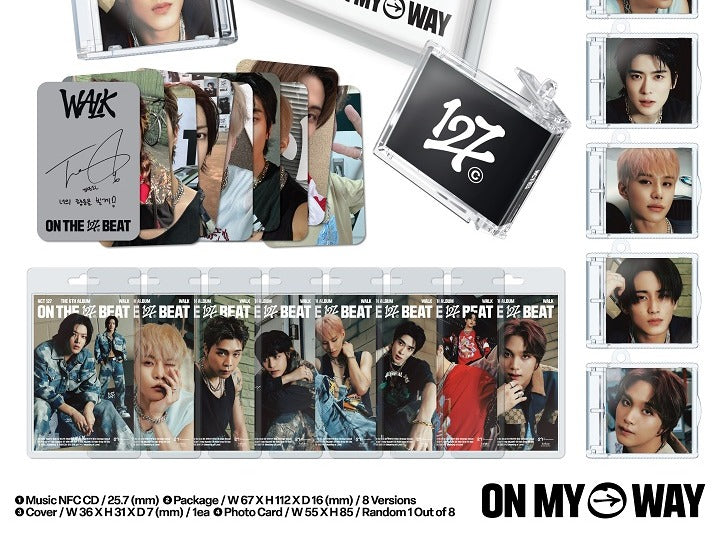 NCT 127 6th Album WALK SMini Version (8 Version) Random 1ea.