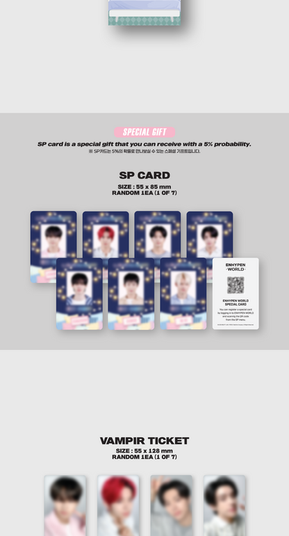 (PRE-ORDER 2026-03-13) ENHYPEN - World Coupon Card Collection [Pajama Party](2 Versions).