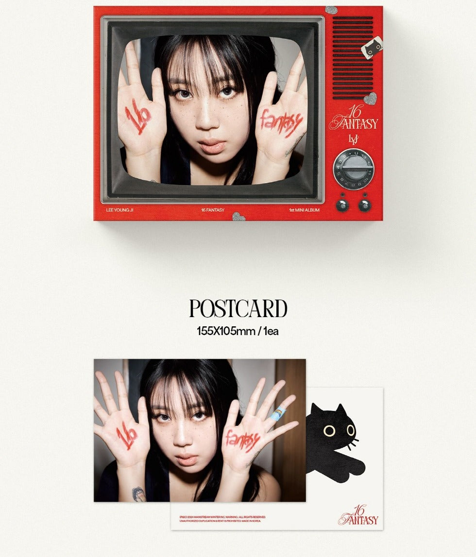 Lee Young Ji 1st EP Album 16 Fantasy Photobook Version.