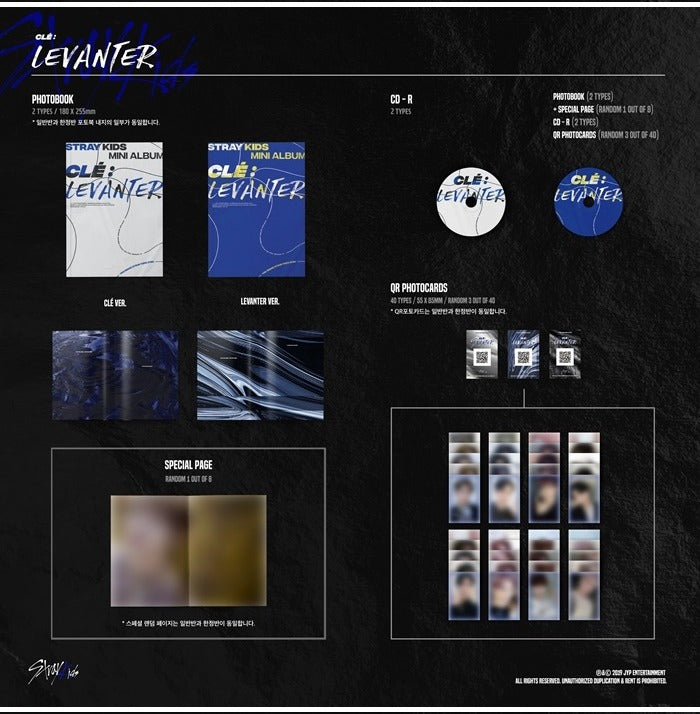 Stray Kids - 5th Mini Album [Cle Clé : LEVANTER](2 Versions