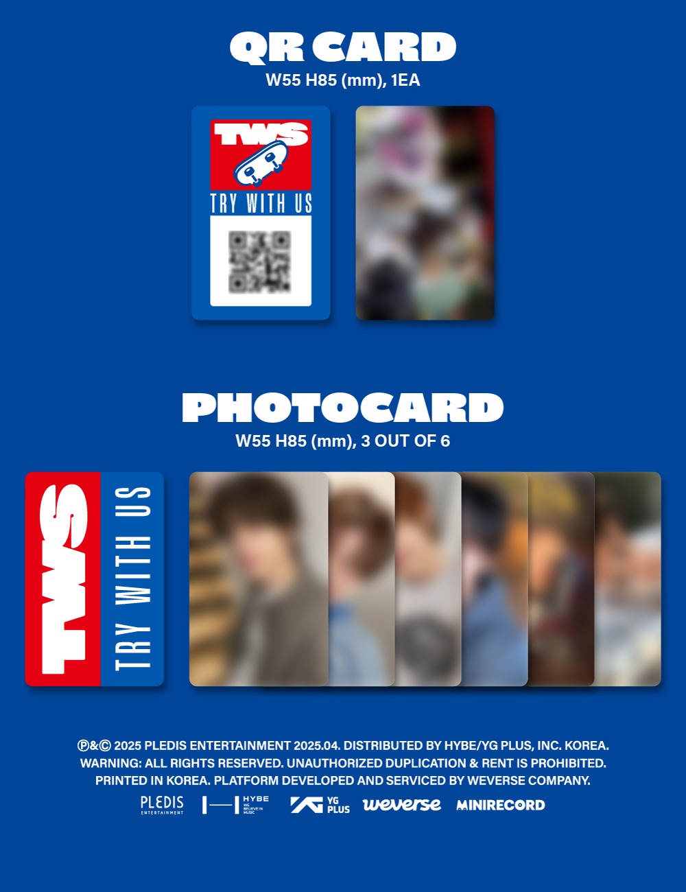 TWS - 3rd Mini Album [TRY WITH US] Weverse Albums Version.