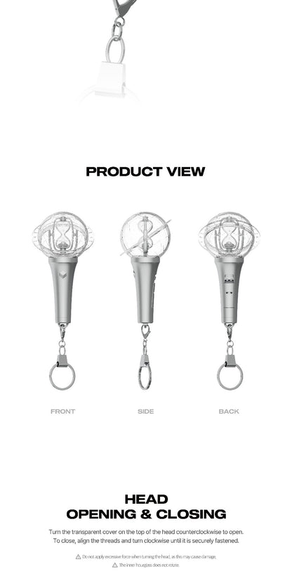 (PRE-ORDER 2026-06-10) ATEEZ - OFFICIAL LIGHTINY(LIGHT STICK) KEYRING Ver.3