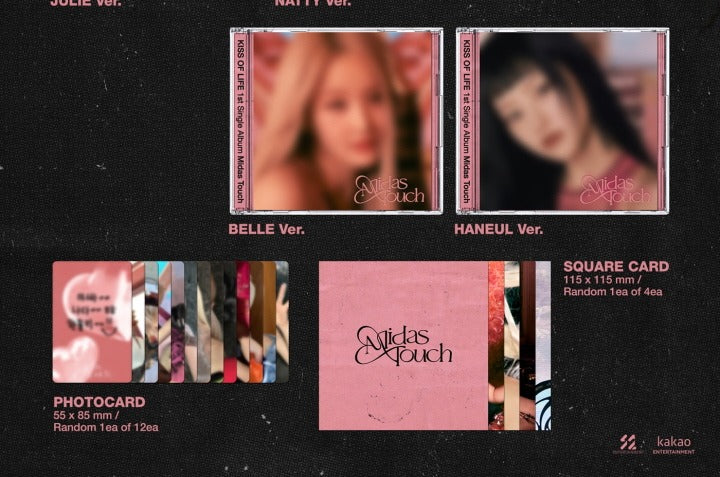 Kiss Of Life 1st Single Midas Touch Jewel Version (4