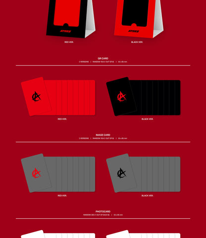 ATEEZ - 12th Mini Album [Golden Hour : Part. 3 In Your Fantasy Edition) Pocaalbum Version (2 Version).