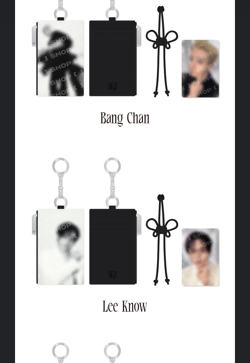 (PRE-ORDER 2026-11-16) Stray Kids - [Stray Kids World Tour <RUN IT SEOUL> Merch] CARD HOLDER KEYRING - RUN IT (POB Included Based on Order Amount)
