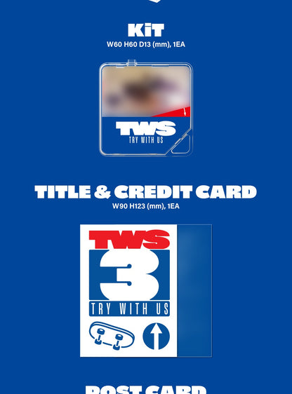 TWS - 3rd Mini Album [TRY WITH US] KiT Version (POB - Photocard Included - Limited Quantity).
