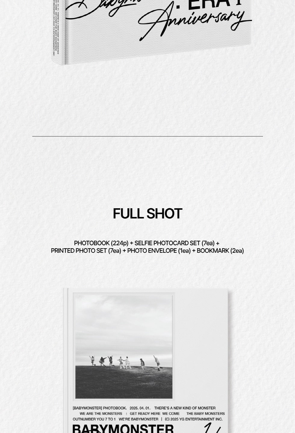 (PRE-ORDER 2025-06-30) BABYMONSTER - BABYMONSTER : ERA I [BABYMONSTER 1st Anniversary Photobook]