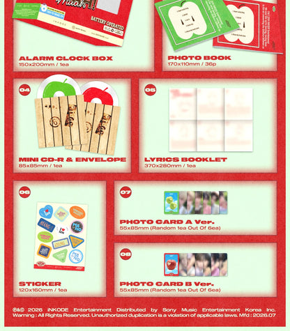 (PRE-ORDER 2026-07-06) VAYONN (베이온) - 1st EP Album [Youth Today] Today Version (2 Versions) Random 1ea