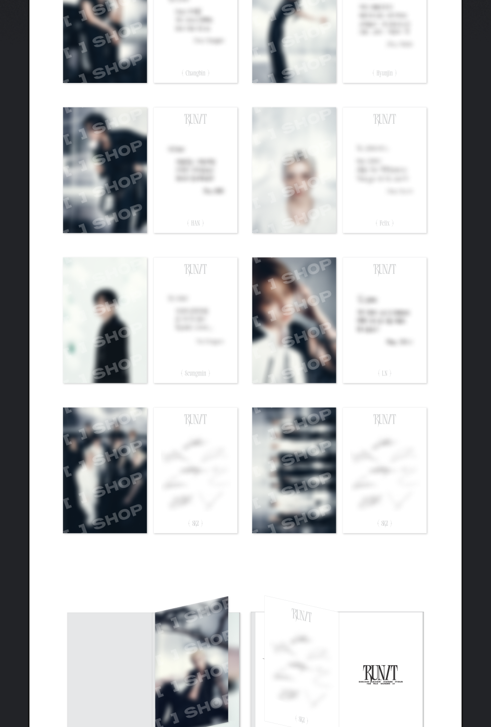 (PRE-ORDER 2026-11-16) Stray Kids - [Stray Kids World Tour <RUN IT SEOUL> Merch] POSTCARD BOOK & ROLL STICKER SET - RUN IT (POB Included Based on Order Amount)