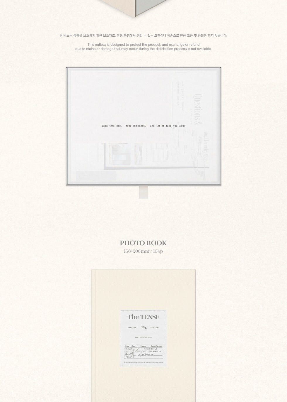 (PRE-ORDER 2025-10-31) Taeyeon - [CONCERT The TENSE Memory Box] Blu-ray Version.