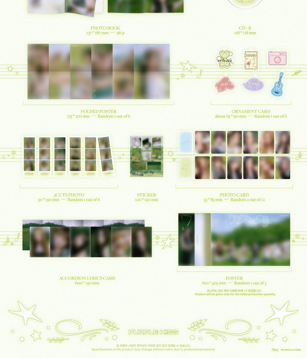 Purple Kiss - 2nd Single Album [I Miss My...] Main Version