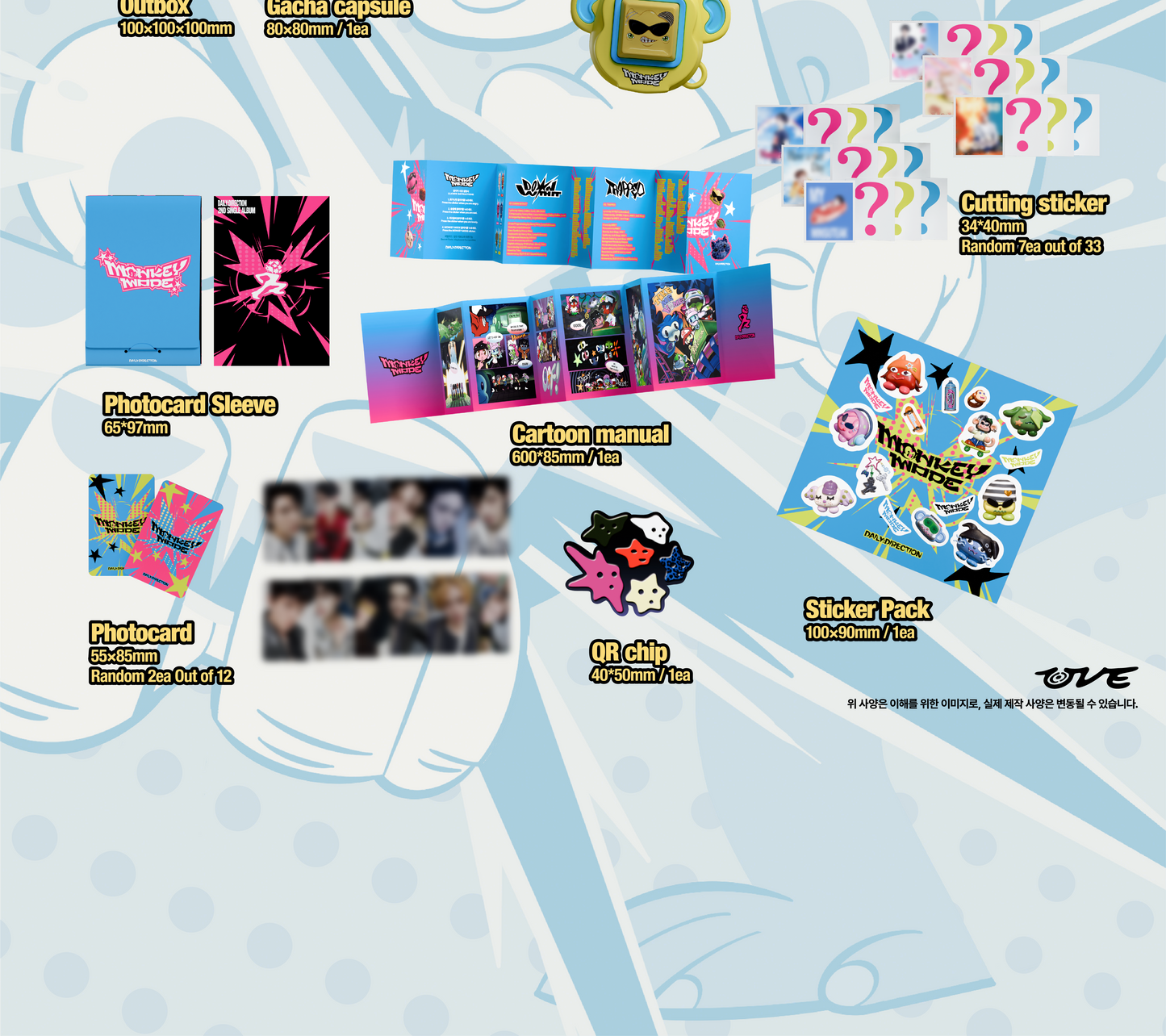 DAILY:DIRECTION - 2nd Single Album [MONKEY MODE] GACHA Version (RESTOCK 2026-08-17)