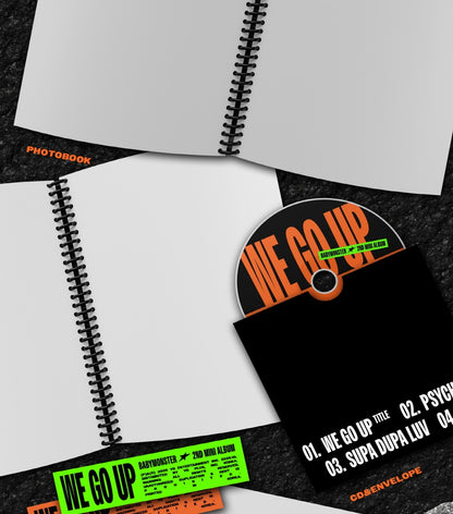 (PRE-ORDER 2025-10-10) BABYMONSTER - 2nd Mini Album [WE GO UP] (3 Versions) Set