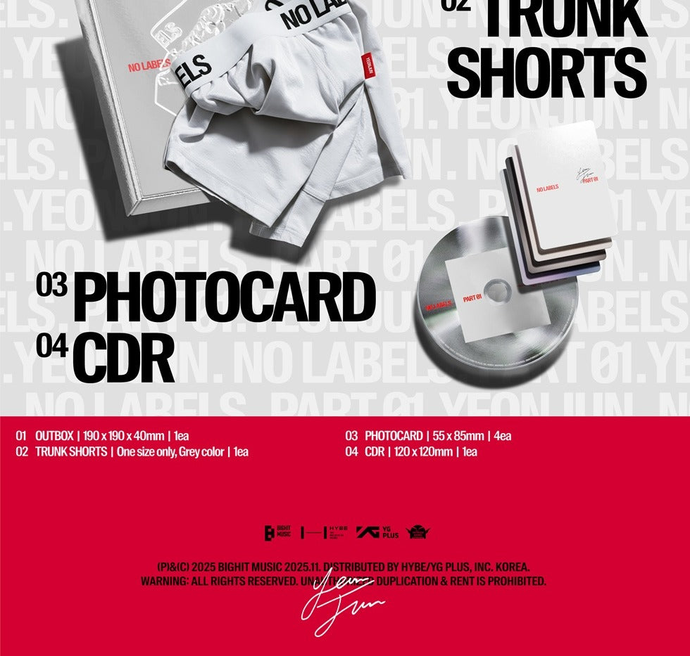 YEONJUN (TXT) - [NO LABELS: PART 01] Trunk Shorts Version