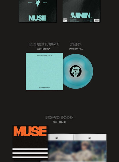 (PRE-ORDER 2025-09-26) JIMIN (BTS) - [MUSE] LP Vinyl Version.