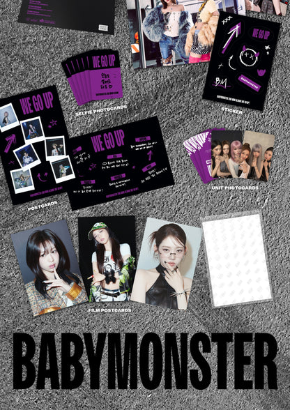 (PRE-ORDER 2025-10-10) BABYMONSTER - 2nd Mini Album [WE GO UP] Postcard Version.